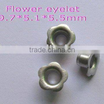 flower shape eyelet