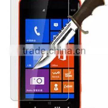 Smartphone Accessories 9H Tempered Glass for Lumia 625 2.5D round edge Screen Protector