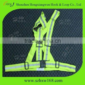 High Visibility adjustable lightweight elastic Reflective Vest