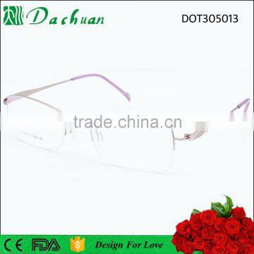 2016 new design high quality memory titanium optical eyewear frames