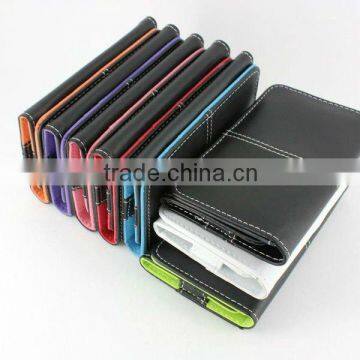 Fashion leather mobile phone case like book with card slot
