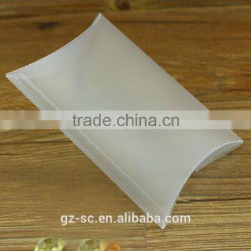 High quality hard clear PVC Plastic Pillow Box