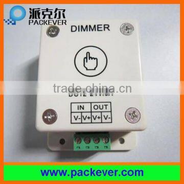 Hot sale 8A 12-24V wall mounted ON/OFF LED light touch dimmer