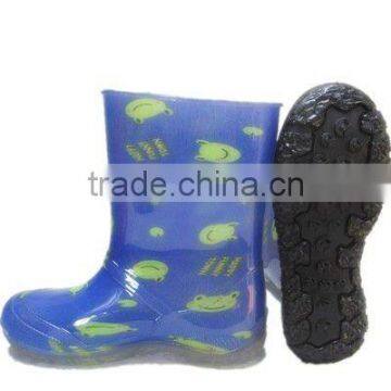 Kids rain boots with colorful printing Cheap cute rain boots