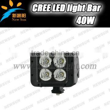 NEW Product C ree Double Row Offroad Led Light Bar 40w Straight led light bar With Spot/flood/Comb Beam