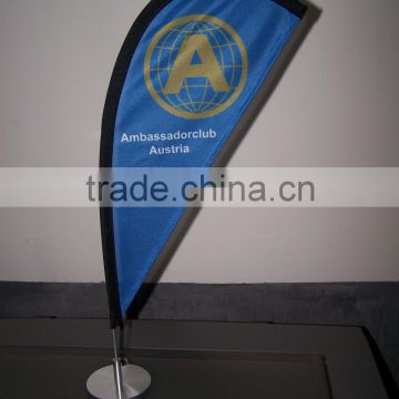 Teardrop Table Flag Pole/Flag Pole For Table