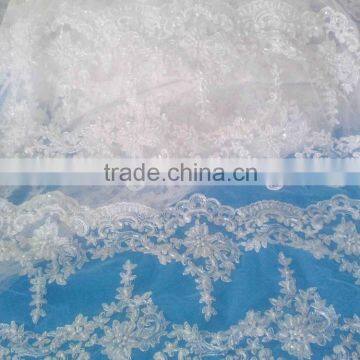 Double Ruffled Lace Trim,Ivory Scalloped Lace Edging