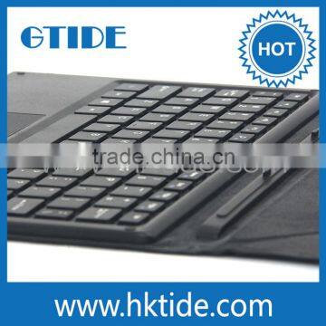 New Folding Leather Case Oem Design Connect Method Micro 5 Pogo Pin Keyboard WithTouchpad For Windows 8 photo-6