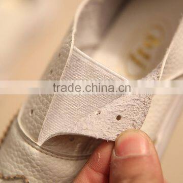 In the Spring of 2016 the New British Style Simple Children Leather Shoes for Boys and Girls All-match White Shoes Slip-on photo-3