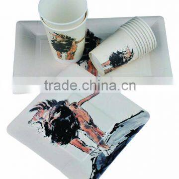 10" 400gsm Cardboard Silver Foil Paper Plates photo-3