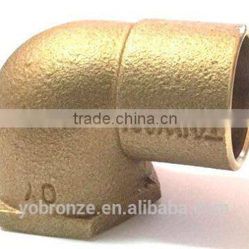 Made in Taiwan good quality bronze 90 degree drop ear elbow