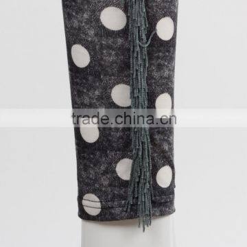 F5W31040 2016 Custom Yoga Pants Polka Dot Print Fitness Leggings photo-6