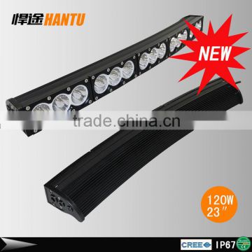 New style amber led off road light bar curved 150W strobe auto light with remote control