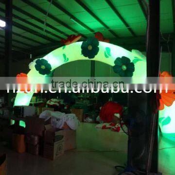 Lighted Inflatable Flower Arch Butterfly Archway