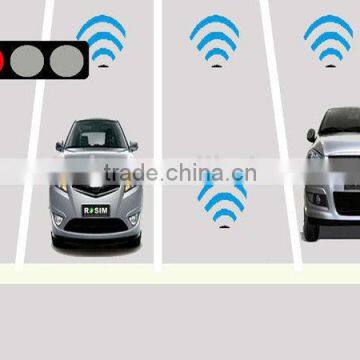 Wireless installed intersection traffic signal control sensor replace loop detector
