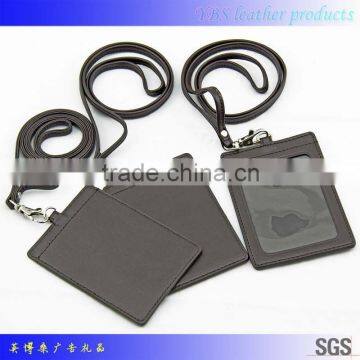 Soft PU Leather Bus Card Holder Business Card Holder With Window photo-5