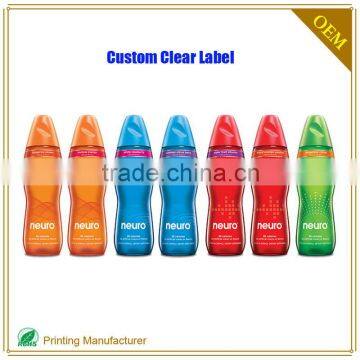 Plastic PET Bottle Transparent Label Material For Beverage Wine photo-3
