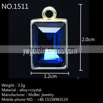Metal Rhinestone Pendant Garment Accessorizing -1511 photo-2