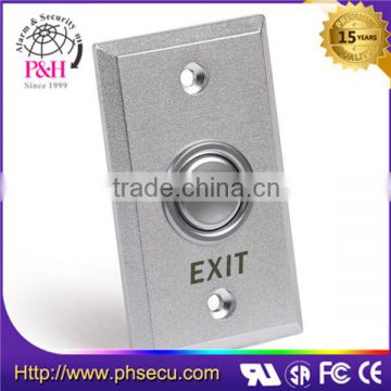 aluminium exit button for the door