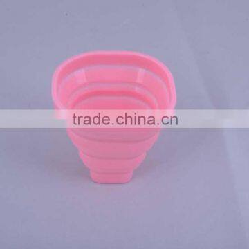 portable silicone foldable tea coffee cup