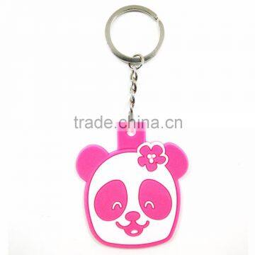 Cute Cartoon PVC 2d Keychain Wholesale Custom Rubber Key ring