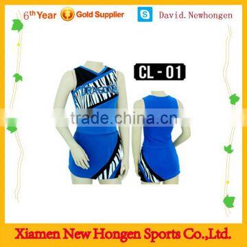 Sexy sublimation cheerleading uniforms, cheer dance costumes