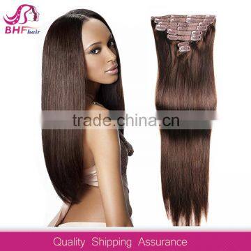 amazing high quality long curly clip in human hair extension