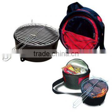 cooler bag BBQ, picnic bbq grill, portable BBQ grill