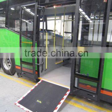 CE 350kg Electric Aluminum Ramp for wheelchair the Disabled on Low-Floor City Bus