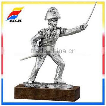 Wholesale customized pewter alloy action figure