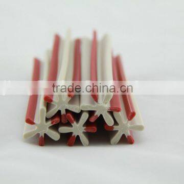 Fish Larva (two-tone Straight Hexagonal Natural Dog Chews) photo-3