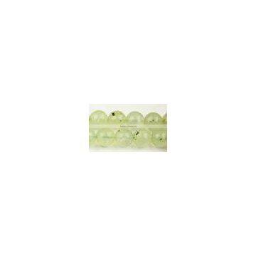 Prehnite Faceted Round Beads