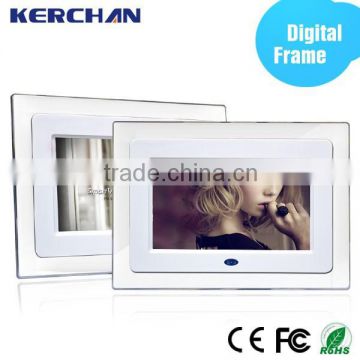 OEM best cheap new function 7 inch plastic casing digital photo frame