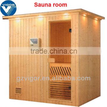 Private relaxed sauna bath room, sauna accessories