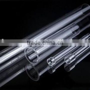 transparent twin quartz tube/fused quartz glass tubing for the coating heater