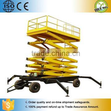 MINI electric scissor lift used hydraulic mobile scissor lifts