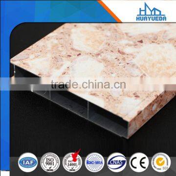 Wood Grain Decoration Aluminum Section with Widely Usage