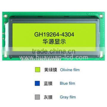 4.3 inch 19264 lcd module controller board with KS0107 Controller