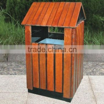 2013 advertising wooden trash can