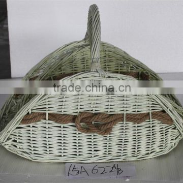 Handmade Willow Firewood basket