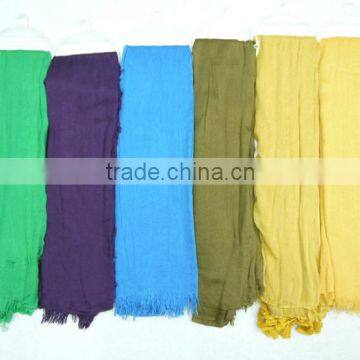 105 * 200 CM Plain Viscose Scarf Infinity Viscose Scarf photo-4