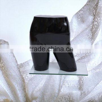 High Quality Black Glossy Colour Fashion Sexy Butt Mannequin for Sale