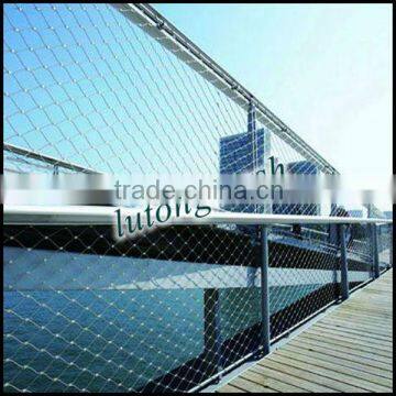 stainless steel wire rope mesh fence for bridge