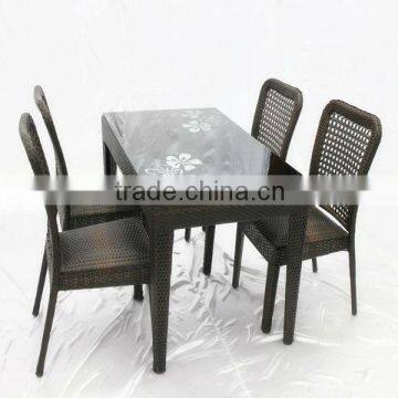 High quality rattan outdoor dining furniture set