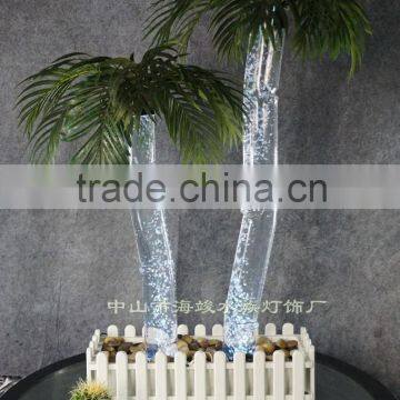 Table top Lucky Bubble palm tree with LED light