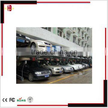 two layer tilting parking lift for parking area