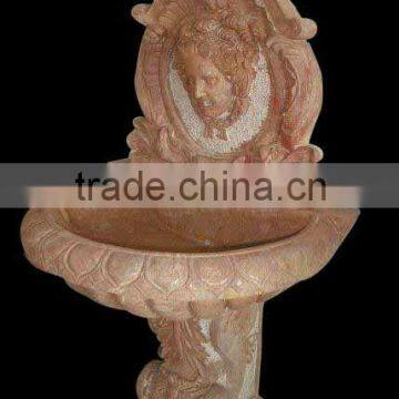 Hand-carved Outdoor Marble wall Fountain