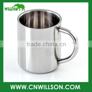 Double wall stainless steel milk mug