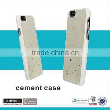 Factory original design cement seashell mobile phone case for iphone 7