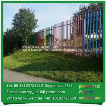 Steel palisade Rail fence with best price